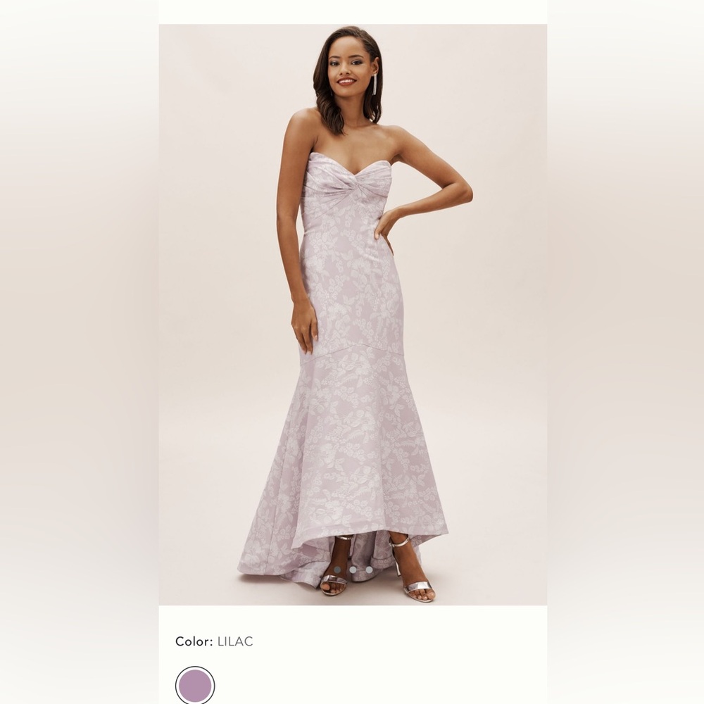 The Jenner Dress. Monique Lhuillier. LILAC Floral Dress. NWT